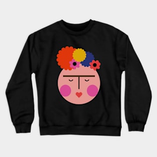 Frida kahlo portrait Crewneck Sweatshirt